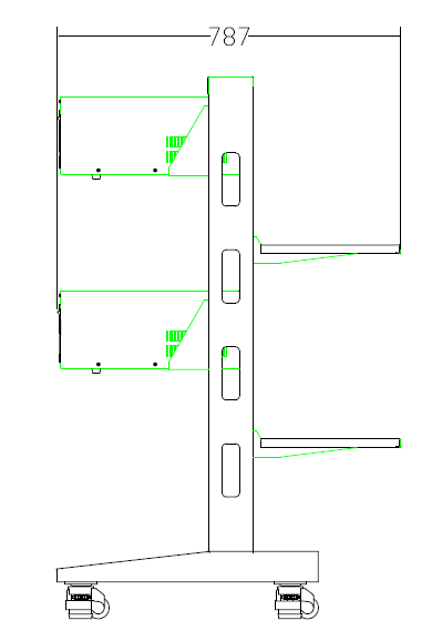 框式助行架加载装置